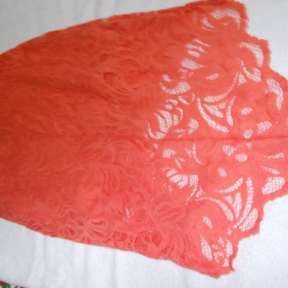 H&M Orange high-low lace skirt in XS - Picture 2 of 7